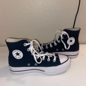 Converse Kids High-Top Sneakers - Black and White